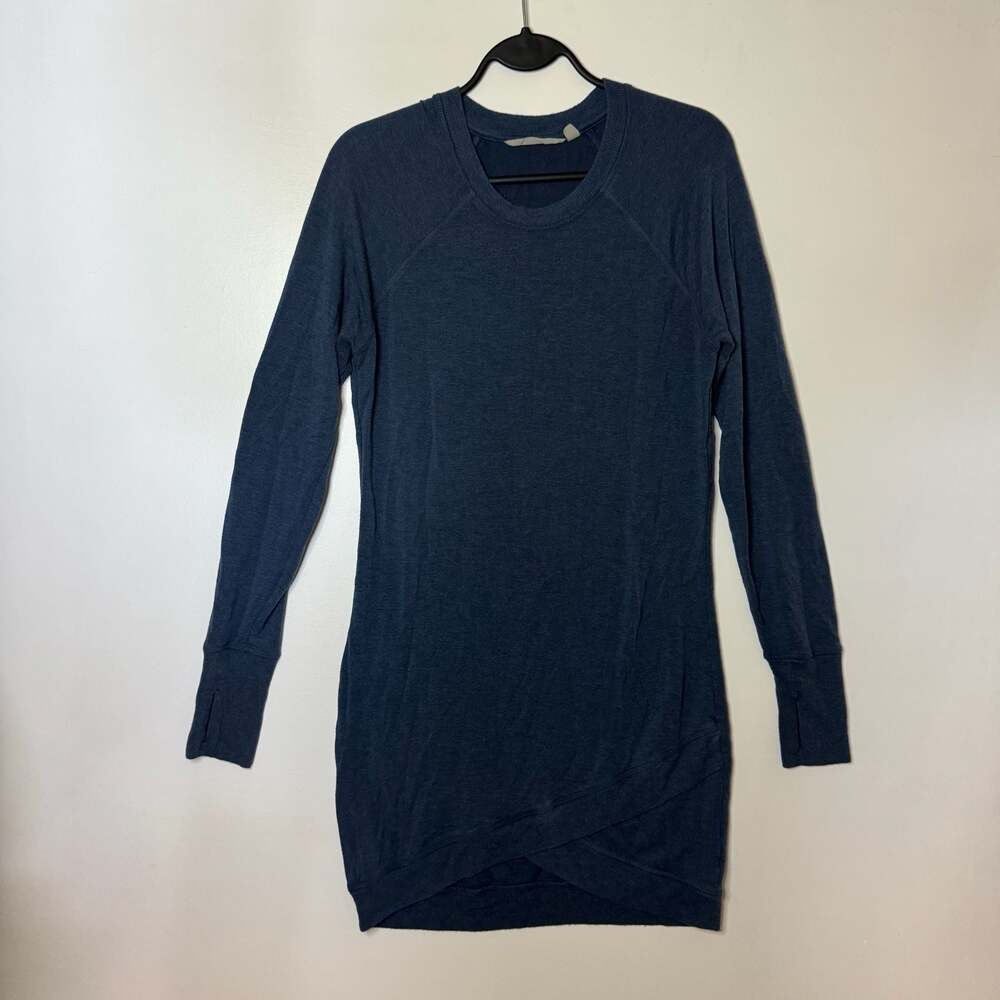 Athleta Criss Cross Long Sleeve Sweatshirt Dress Size Small